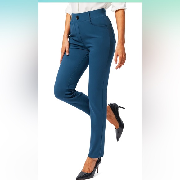 NWT. Rammus Yoga Dress Pants with Pockets Stretch - Picture 4 of 4